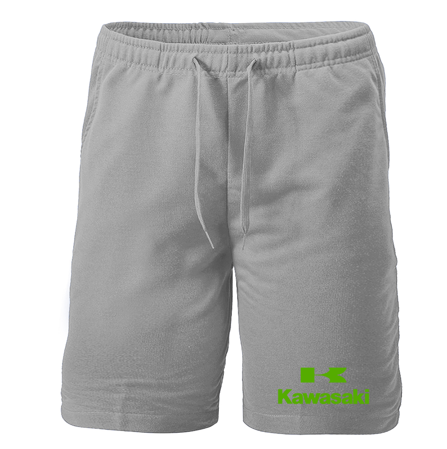 Men's Kawasaki Bike Motorcycle Fleece Shorts