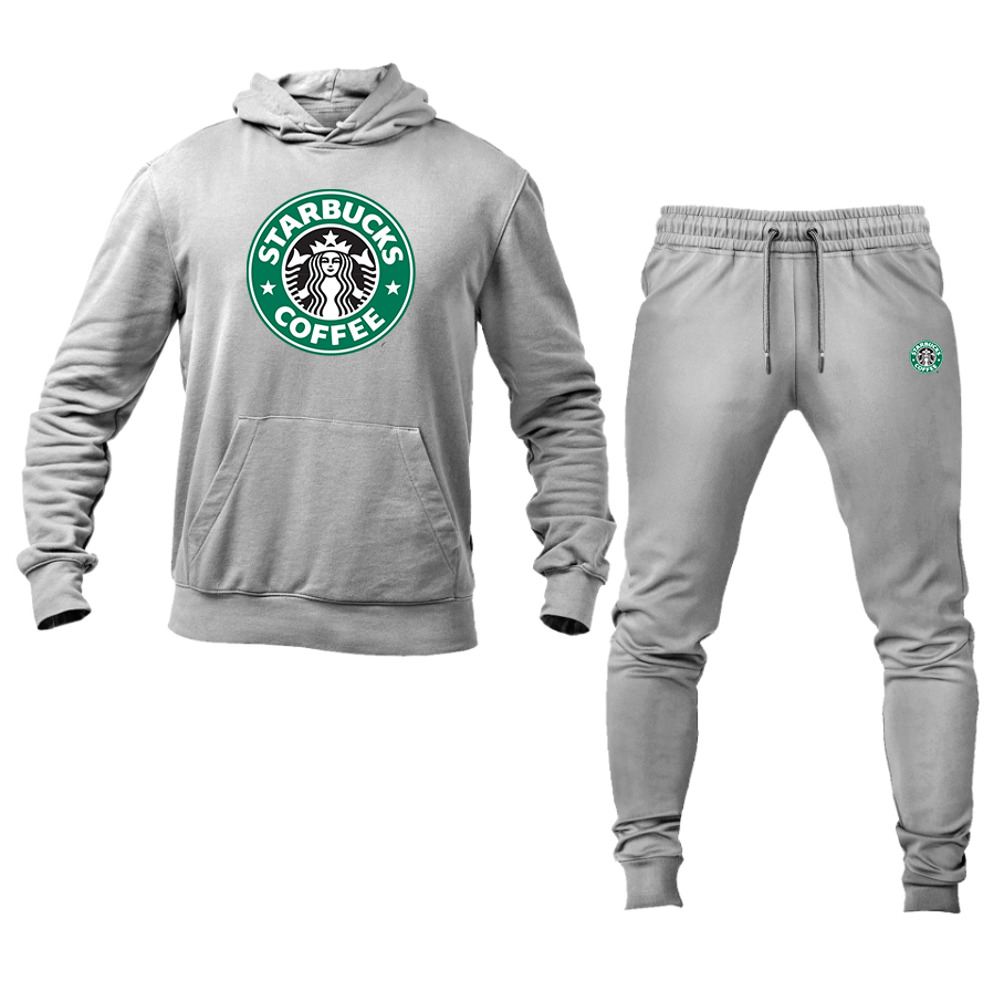 Men's Starbucks Coffee Hoodie and Joggers Set