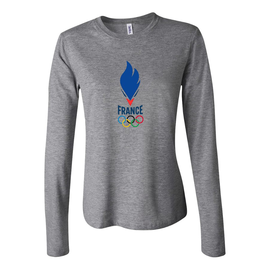 Women's France Olympia 2024 Long Sleeve T-Shirt