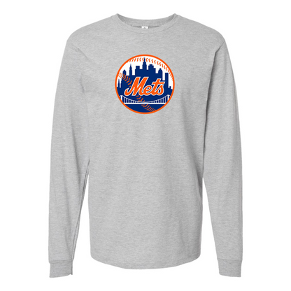 Men's New York Mets Long sleeves T-Shirt