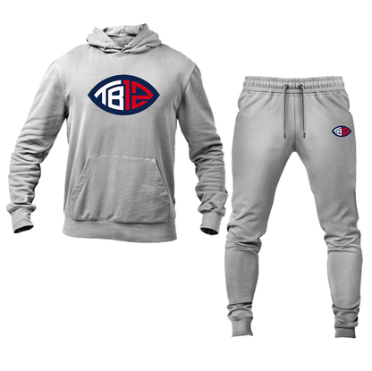 Men's Tom Brady 12 Hoodie and Joggers Set