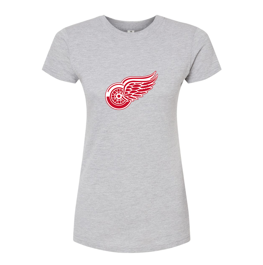 Women's NHL - Detroit Red Wings Round Neck T-Shirt