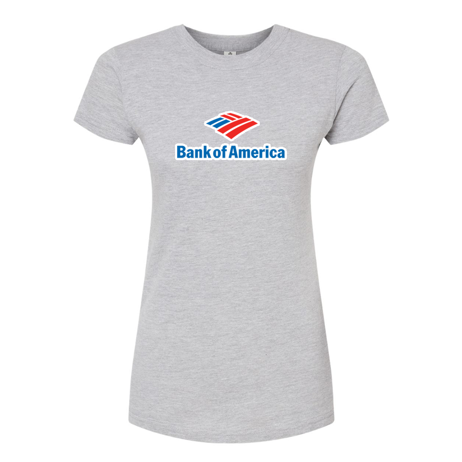 Women's Bank Of America Round Neck T-Shirt