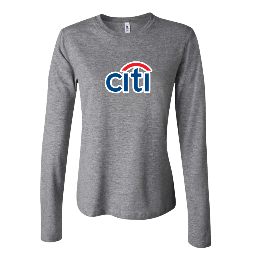 Women's Citi Bank Long Sleeve T Shirt