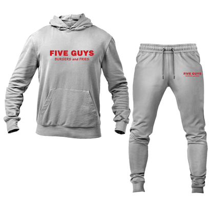 Men's Five Guys  Hoodie and Joggers Set