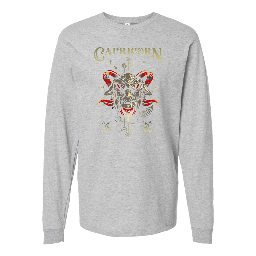 Men's Capricorn Zodiac sign Long sleeves T-Shirt