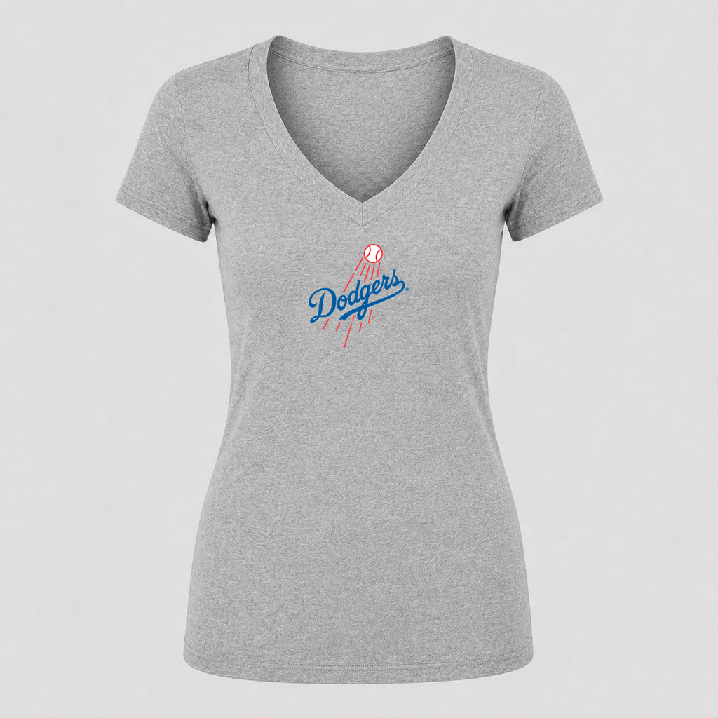 Women's Los Angeles Dodgers V-Neck T-Shirt