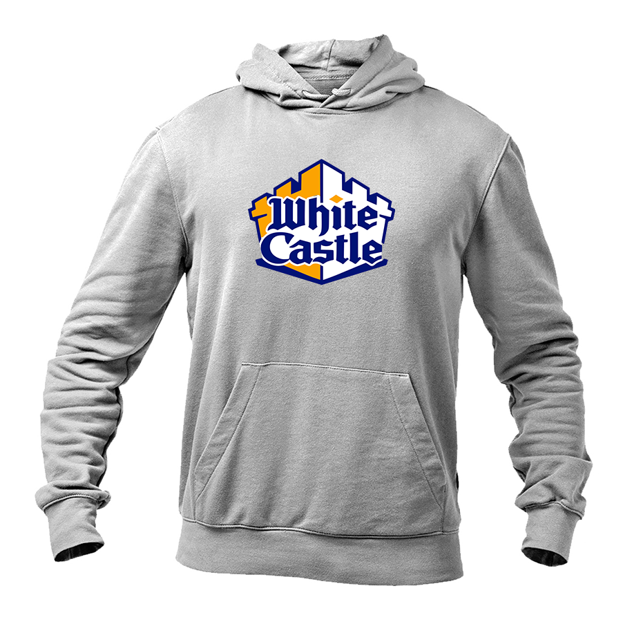 Men's White Castle Pullover Hoodie