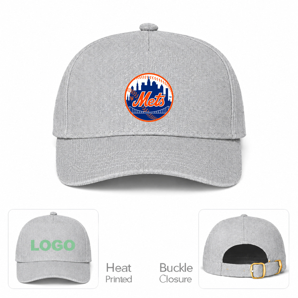 New York Mets Dad Baseball Cap Hat