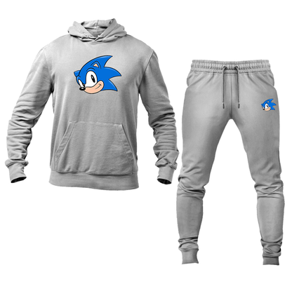 Men's Sonic the Hedgehog Hoodie and Joggers Set