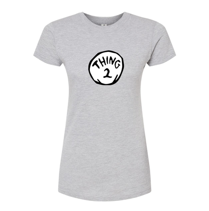 Women's Dr. Suess Thing 2 Round Neck T-Shirt