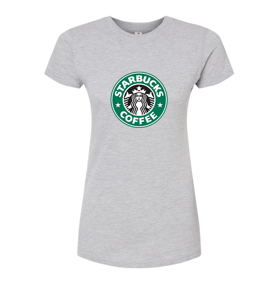 Women's Starbucks Coffee Round Neck T-Shirt