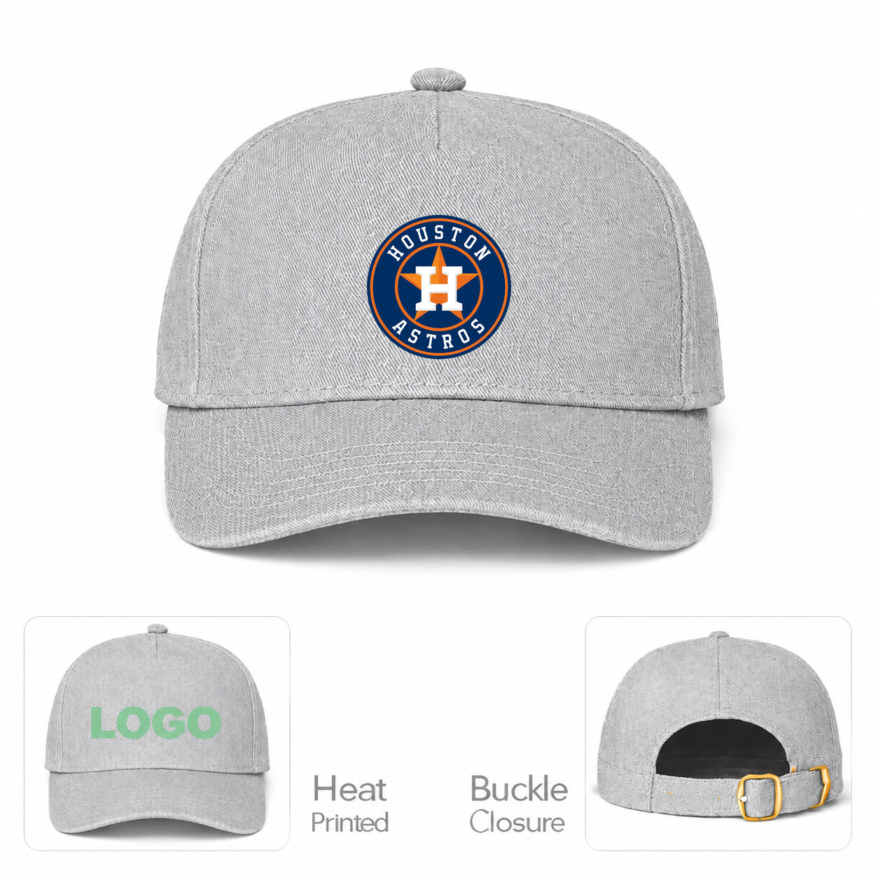 Houston Astros Dad Baseball Cap Hat