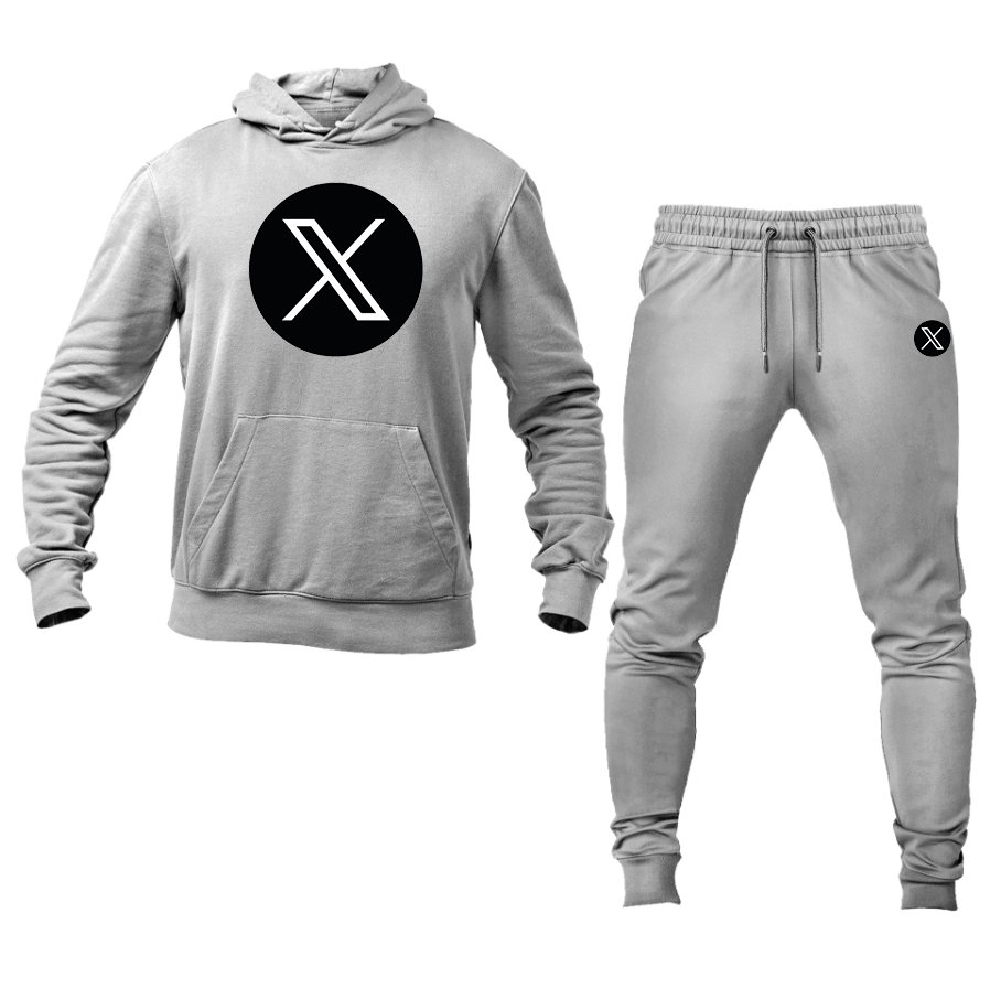 Men's Twitter X Hoodie and Joggers Set