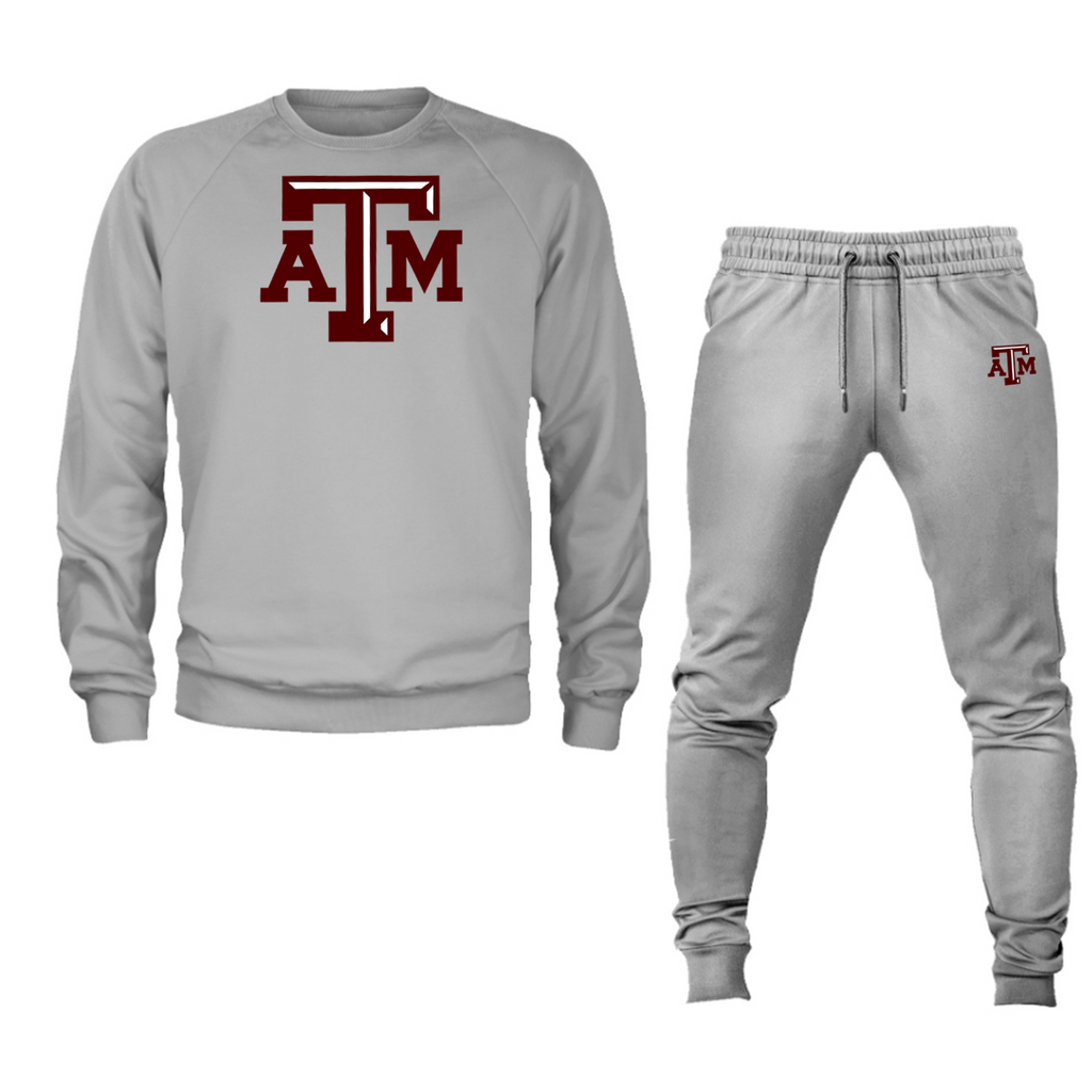 Unisex Texas A&M Aggies Crewneck Sweatshirt Joggers Suit