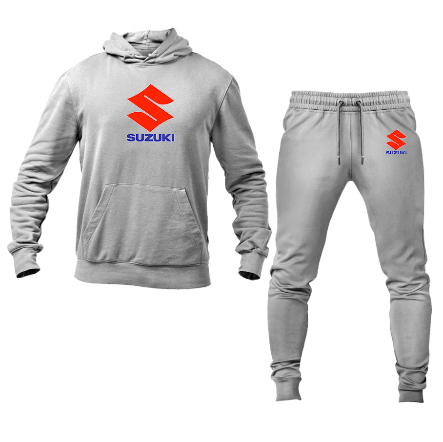 Men's Suzuki Bike Motorcycle Hoodie and Joggers Set