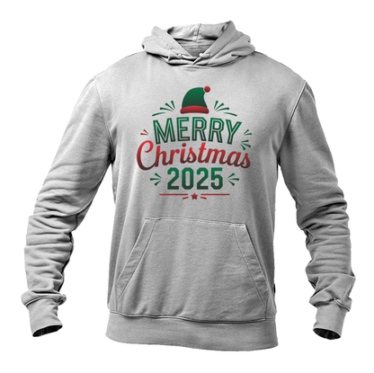 Men's Merry Christmas 2025 Pullover Hoodie