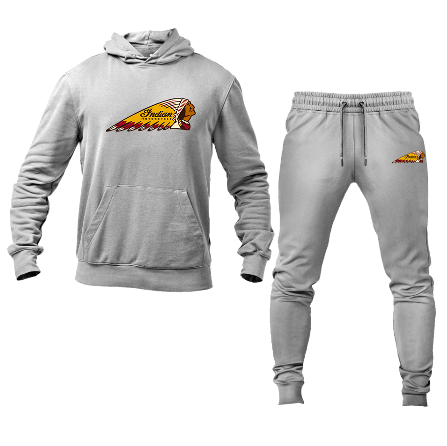 Men's Indian Motorcycle Hoodie and Joggers Set