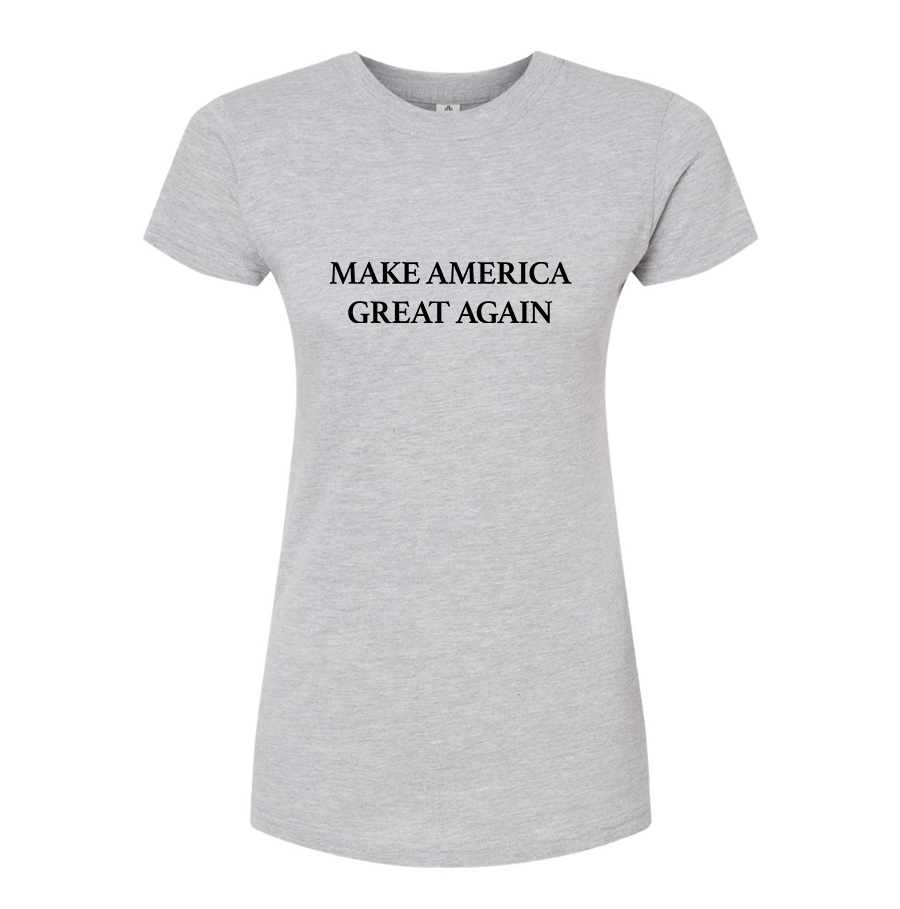 Women's Make America Great Again  Round Neck T-Shirt