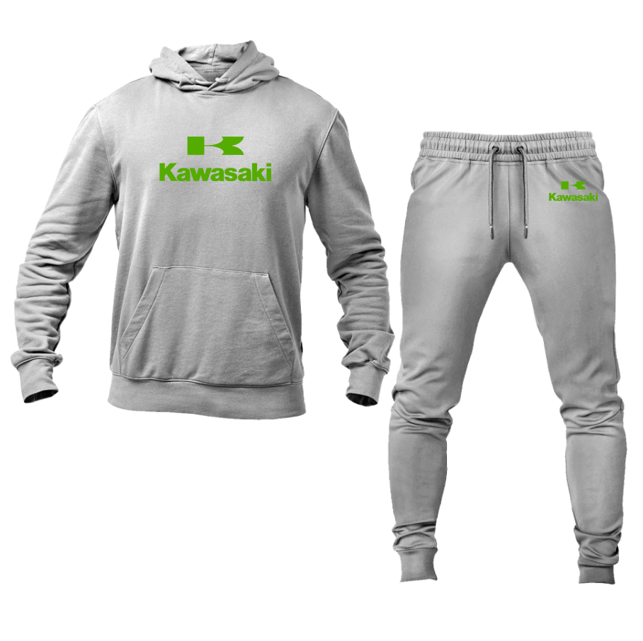 Men's Kawasaki Bike Motorcycle Hoodie and Joggers Set