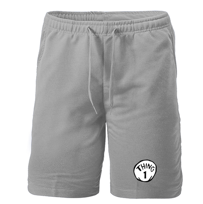 Men's Dr. Suess Thing 1 Athletic Fleece Shorts