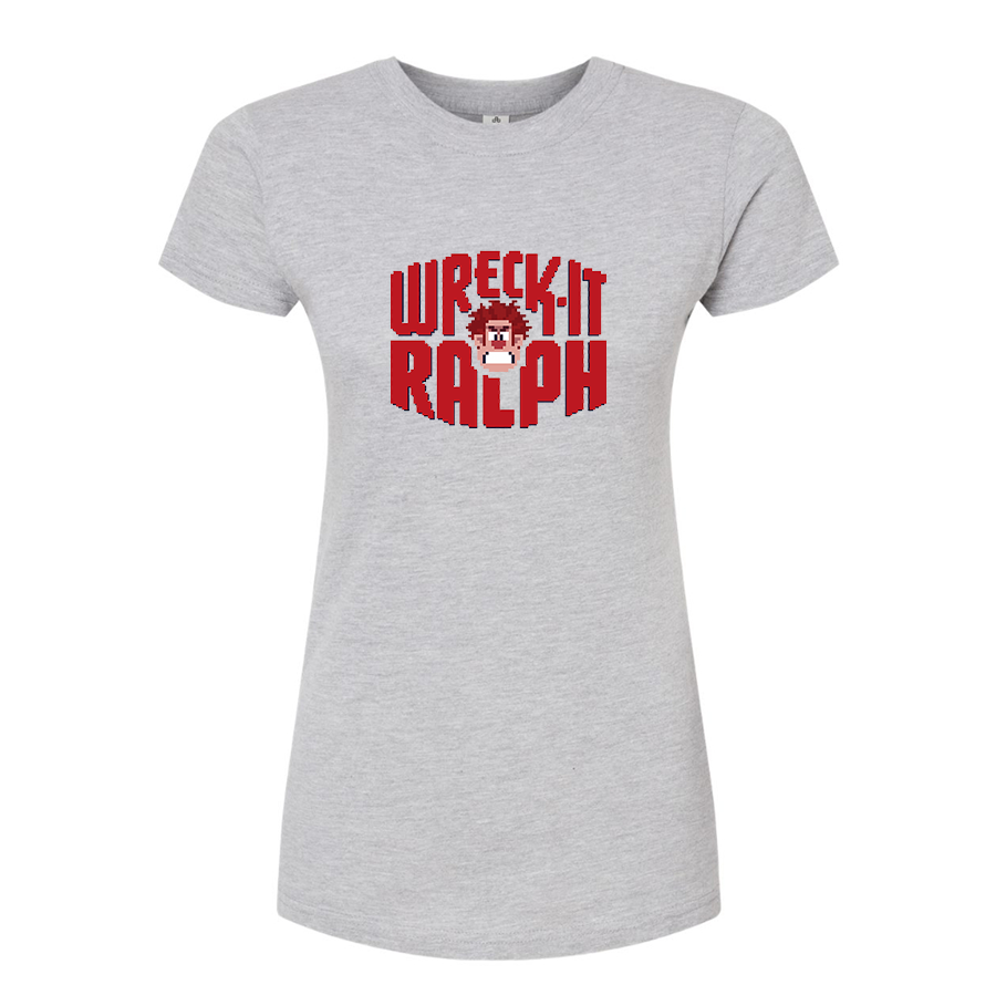 Women's Wreck-It Ralph Round Neck T-Shirt