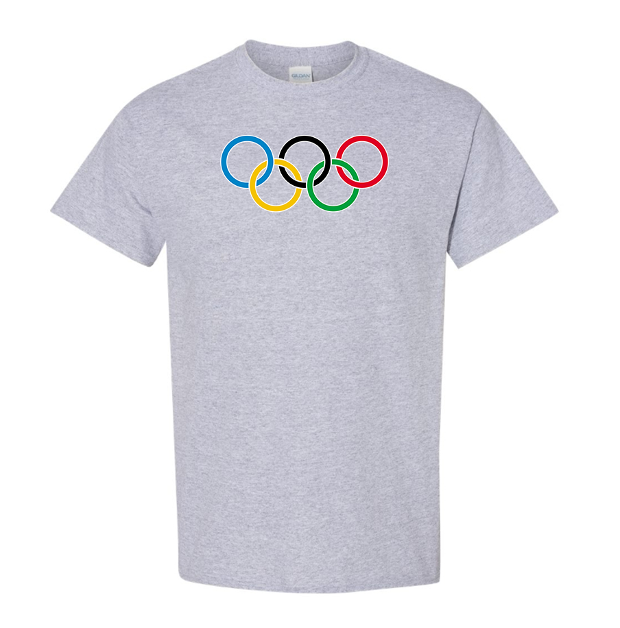 Men's Olympics Rings Cotton T-Shirt