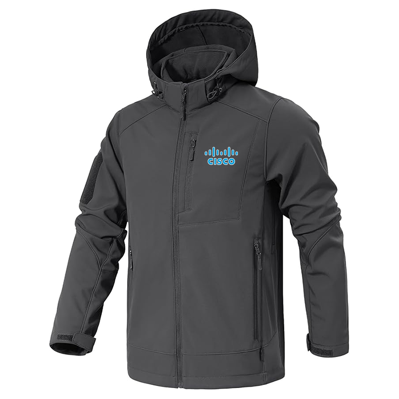 Men's Cisco Jacket Waterproof Hooded Coats Tactical Soft Shell Jackets