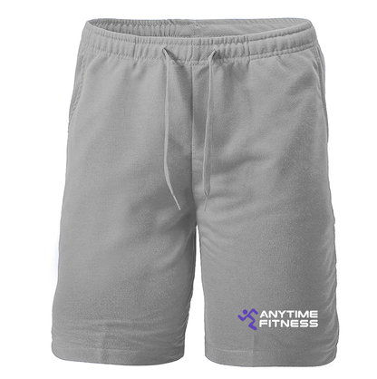 Men's Anytime Fitness Gym Athletic Fleece Shorts