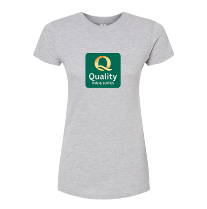 Women's Quality Inn & Suites Round Neck T-Shirt