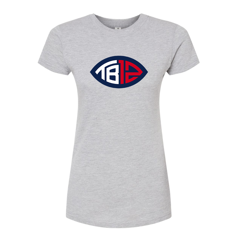 Women's Tom Brady 12 Round Neck T-Shirt