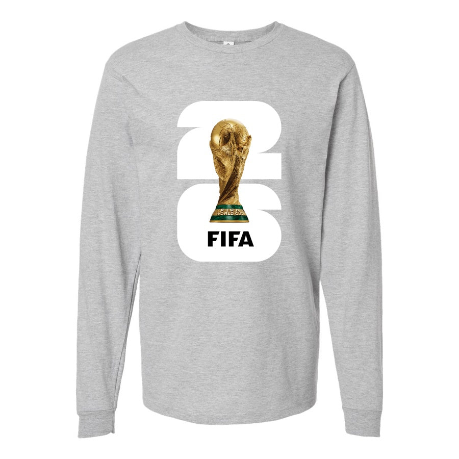 Men's Fifa World Cup 2026 Long Sleeves Cotton-Blend T-Shirt