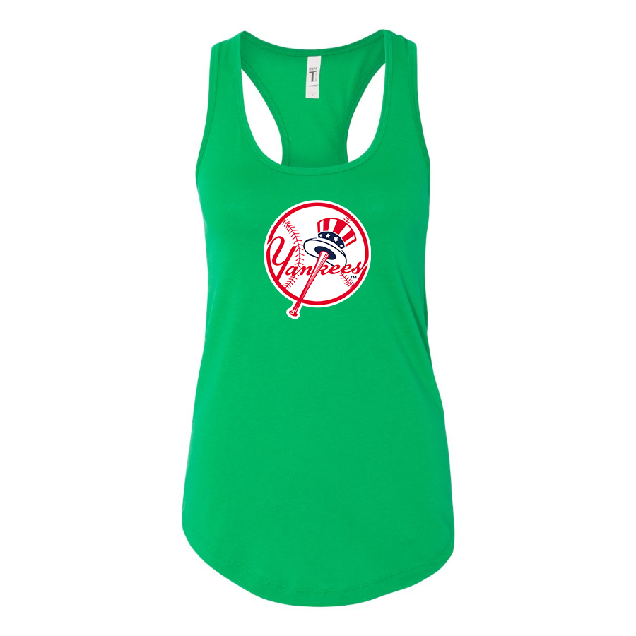 Women's Yankees NY Racerback Tank Top