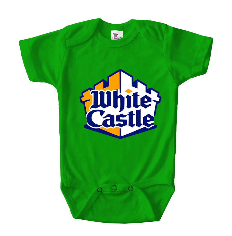 White Castle Baby Romper Onesie