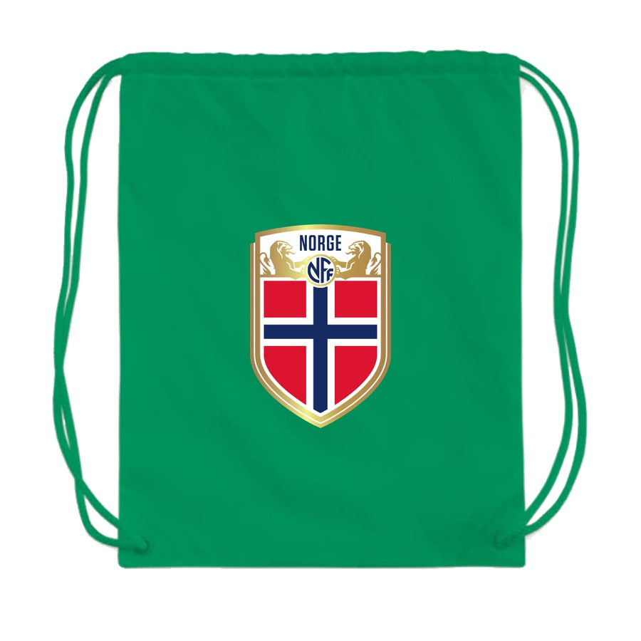 Norway Soccer Drawstring Bag
