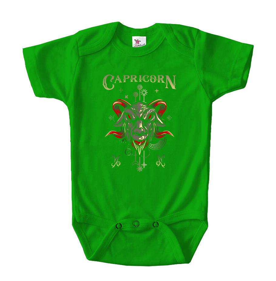 Capricorn Zodiac Baby Romper Onesie