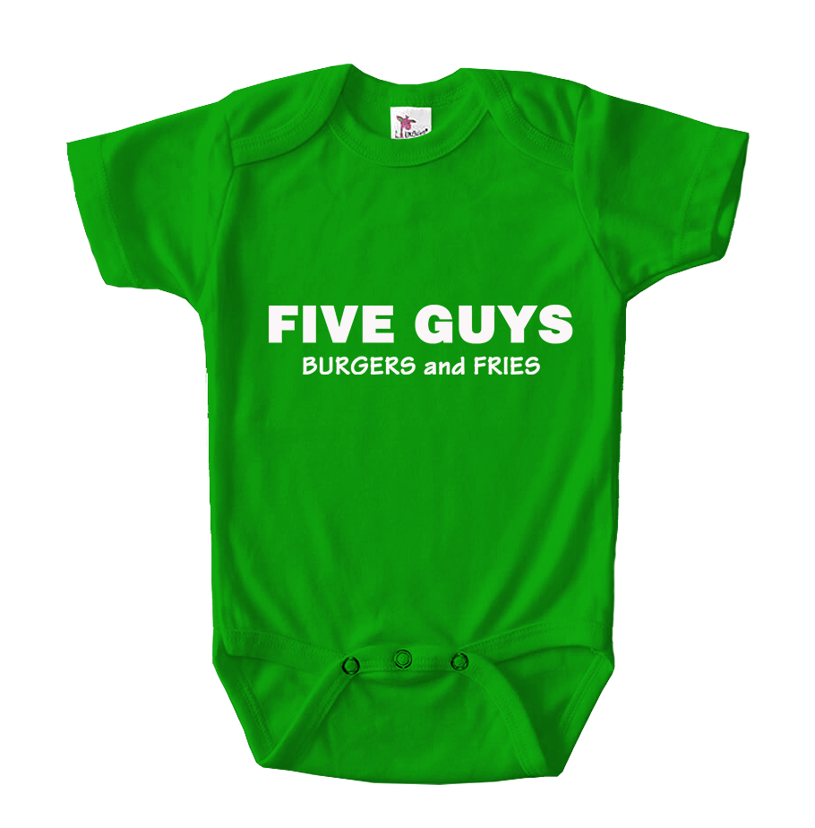 Five Guys Baby Romper Onesie