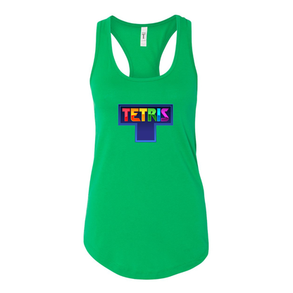 Women's Tetris Racerback Tank Top