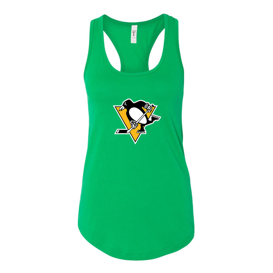 Women's NHL Pittsburgh Penguins Racerback Tank Top