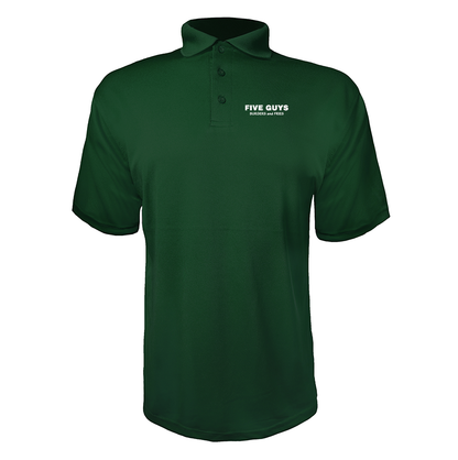 Men's Five Guys   Polyester Polos