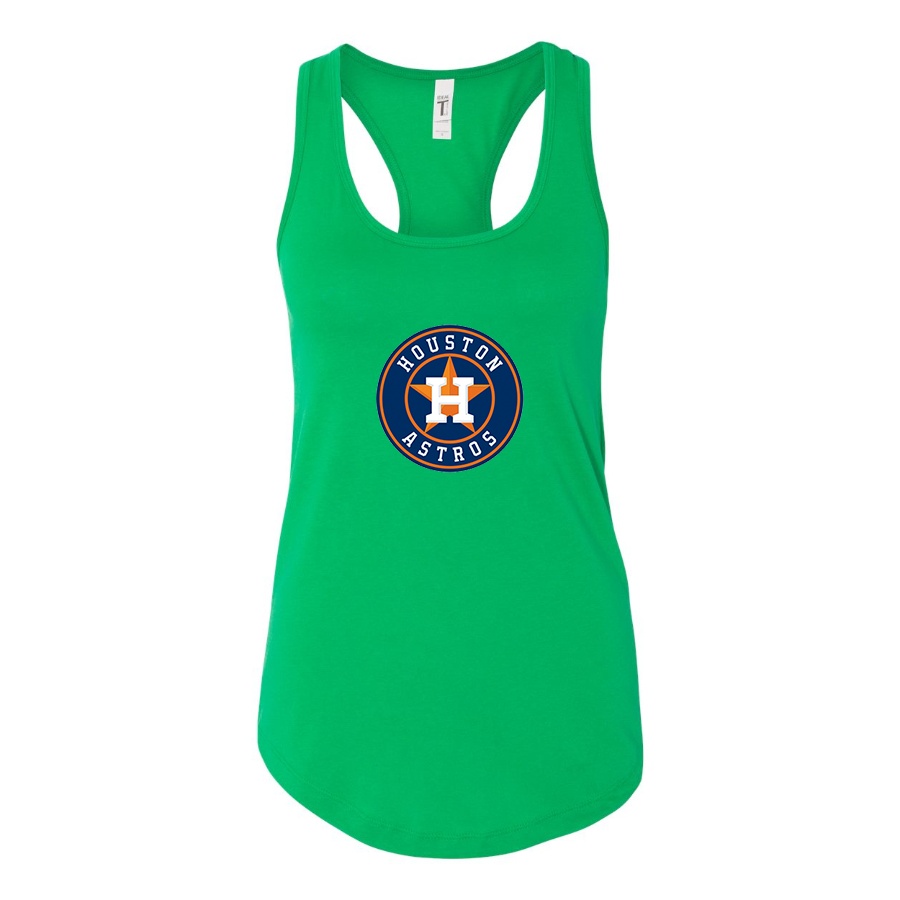 Women's Houston Astros Baseball Racerback Tank Top