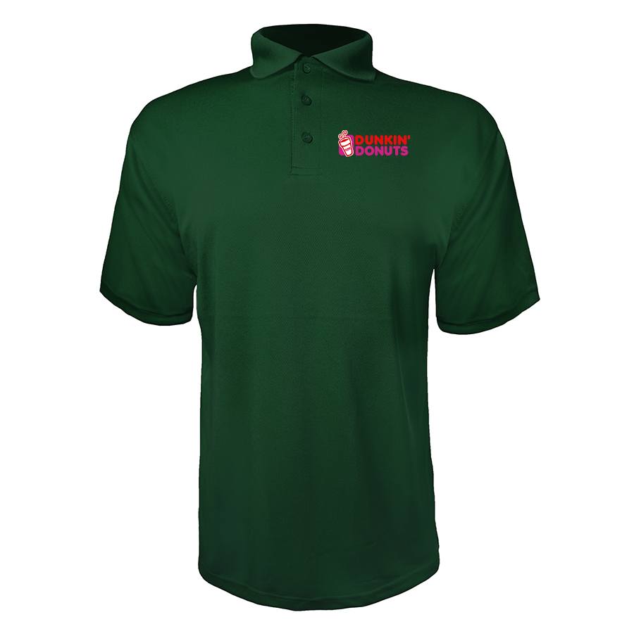 Men's Dunkin Donuts  Polyester Polos