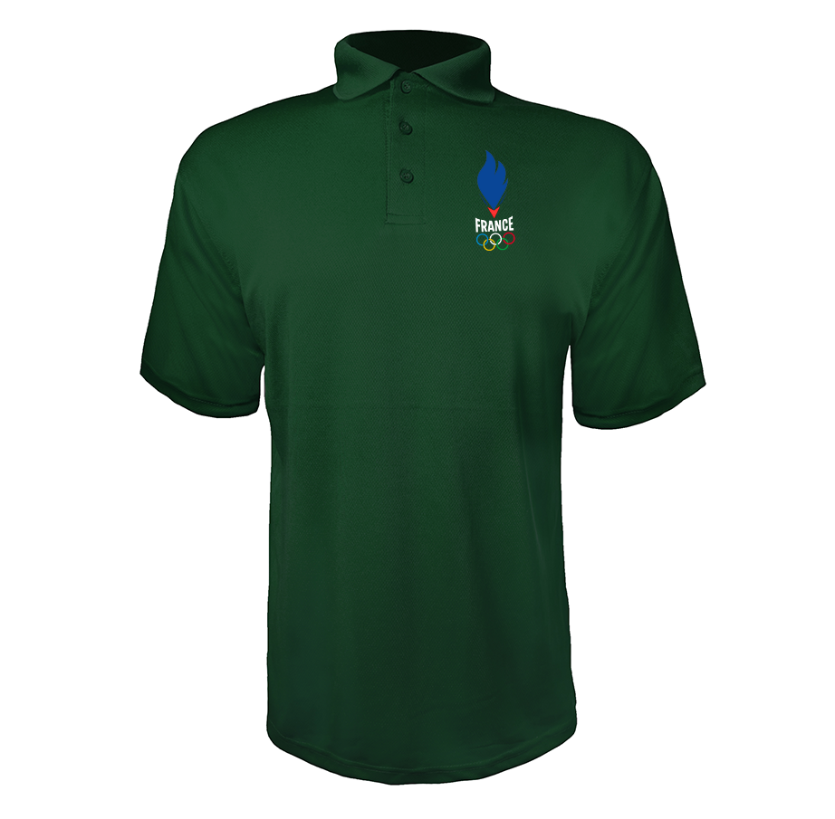 Men's France Olympia 2024 Polyester Polos