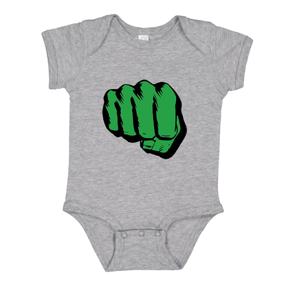 Hulk Punch Baby Romper Onesie