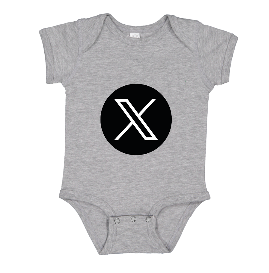 Twitter X Baby Romper Onesie