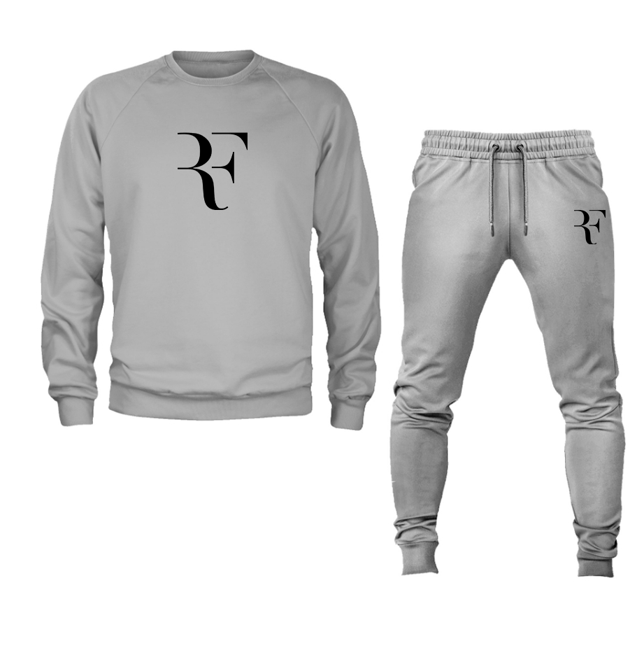 Men's Roger Federer Crewneck Sweatshirt Joggers Suit