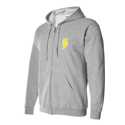 Men's Black Adam Zipper Hoodie