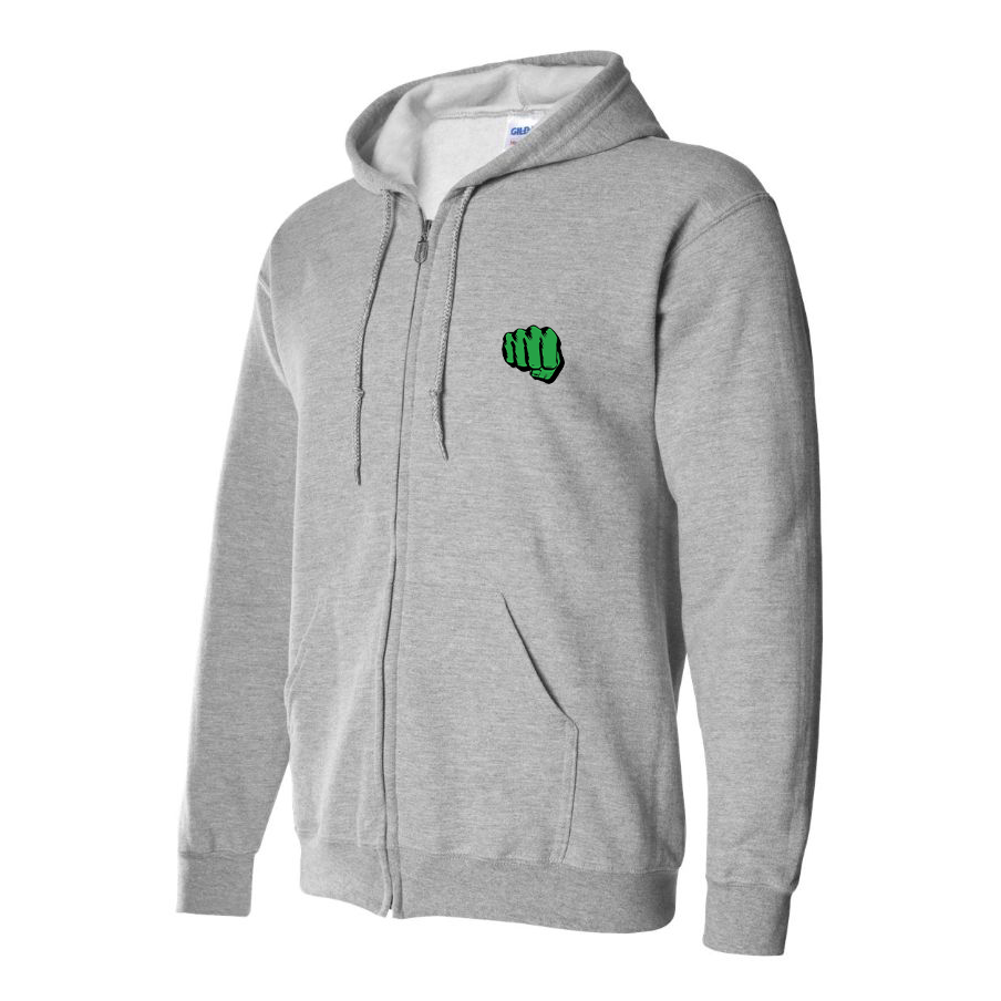 Men's Hulk Punch Zipper Hoodie