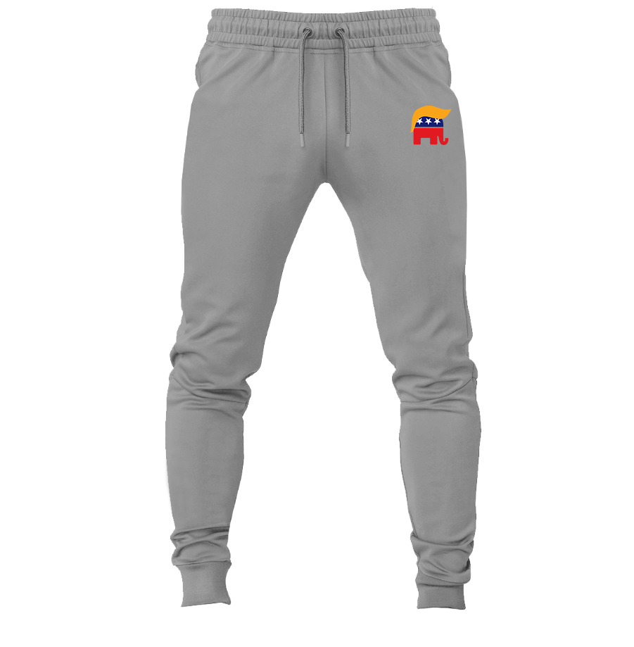 Men's Donald Trump Hair Elephant Joggers Sweatpants