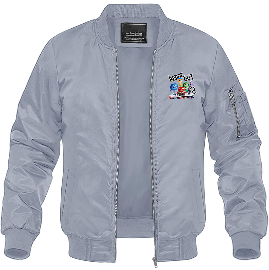 Men's Inside Out 2 Lightweight Bomber Jacket Windbreaker Softshell Varsity Jacket